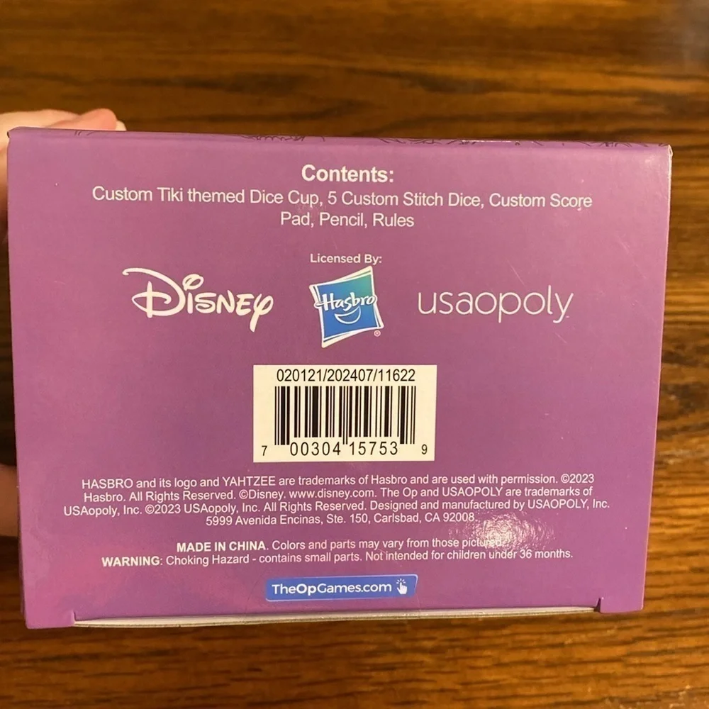 Stitch Yahtzee